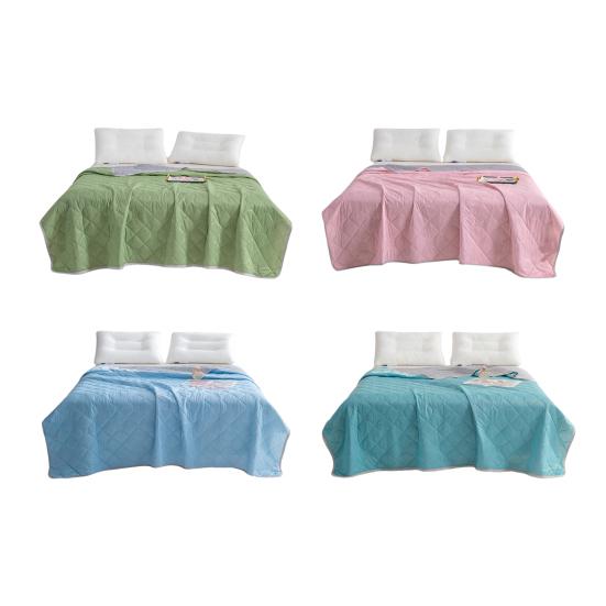 Охлаждающее одеяло Летнее одеяло Легкое Охлаждающие волокна Дышащее Тонкое Двустороннее Самоохлаждающееся Одеяло для сна для жарких ночей Спальня Путешествия