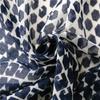 Spring Autumn Fashion Luxury Brand Navy Blue Dot Viscose Shawl Scarf Women High Quality Print Hijabs and Wraps Muslim Sjaal