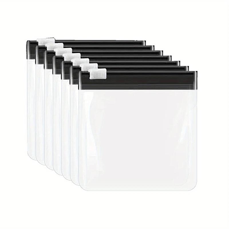 7 шт. многоразовых мешочков для таблеток, мешочек на молнии, цветные мешочки, самозапечатывающиеся сумки-органайзеры для хранения медицинских изделий