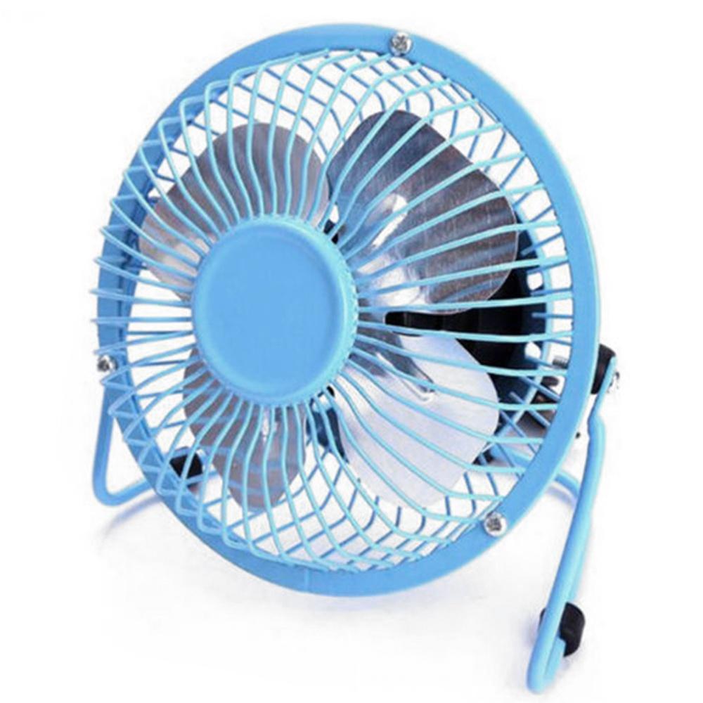 Newest 4 Inch Mini USB Desk Fan Small Quiet Personal Cooler USB Powered Portable Table Fan 360 Degree Rotatable