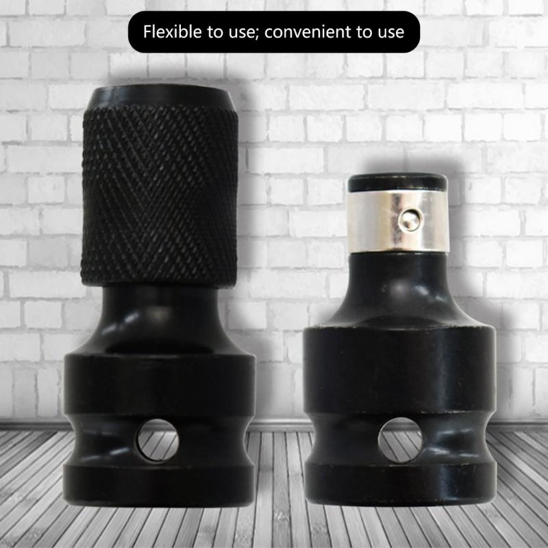 Переходник с 1/2'' квадрата на 1/4'' гнездо, Дрель, Гаечный ключ, Трещотка, Переходники для привода, Удлинитель, Квадратный, Набор бит для ударного шуруповерта