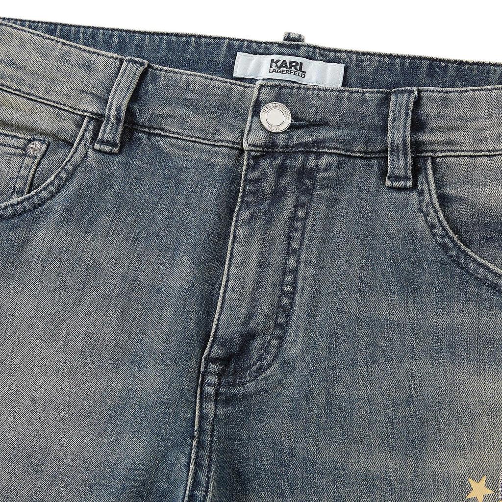 KARL LAGERFELD Jeans Men's Black Denim Moderate Straight Fit Pants 1K1B10403002113