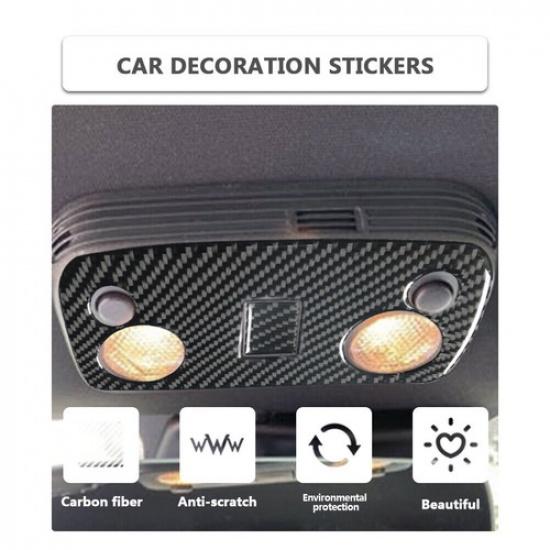 Carbon Fiber Interior Overhead Console Cover Trim For Ford Mustang 2005-2009