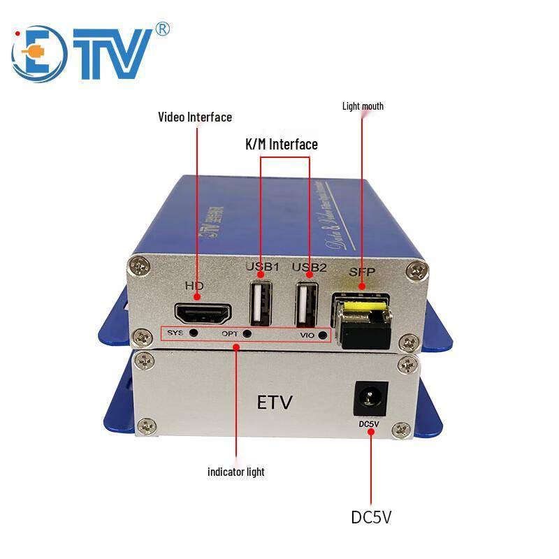 ETVMFHD8104/KVM-4K HDMI KVM Оптический удлинитель 4K