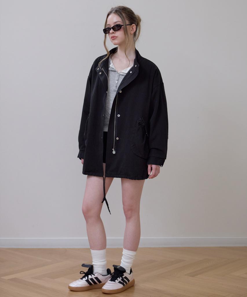 ROSEFRANTZ Overfit Padded Field Jacket [Black]