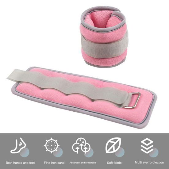 2 шт. спортивные манжеты для ног/запястий, утяжелители для фитнеса, мешочки с песком для ног, рук и лодыжек, для занятий танцами, реабилитации студентов, утяжеленные мешочки с песком для запястий.