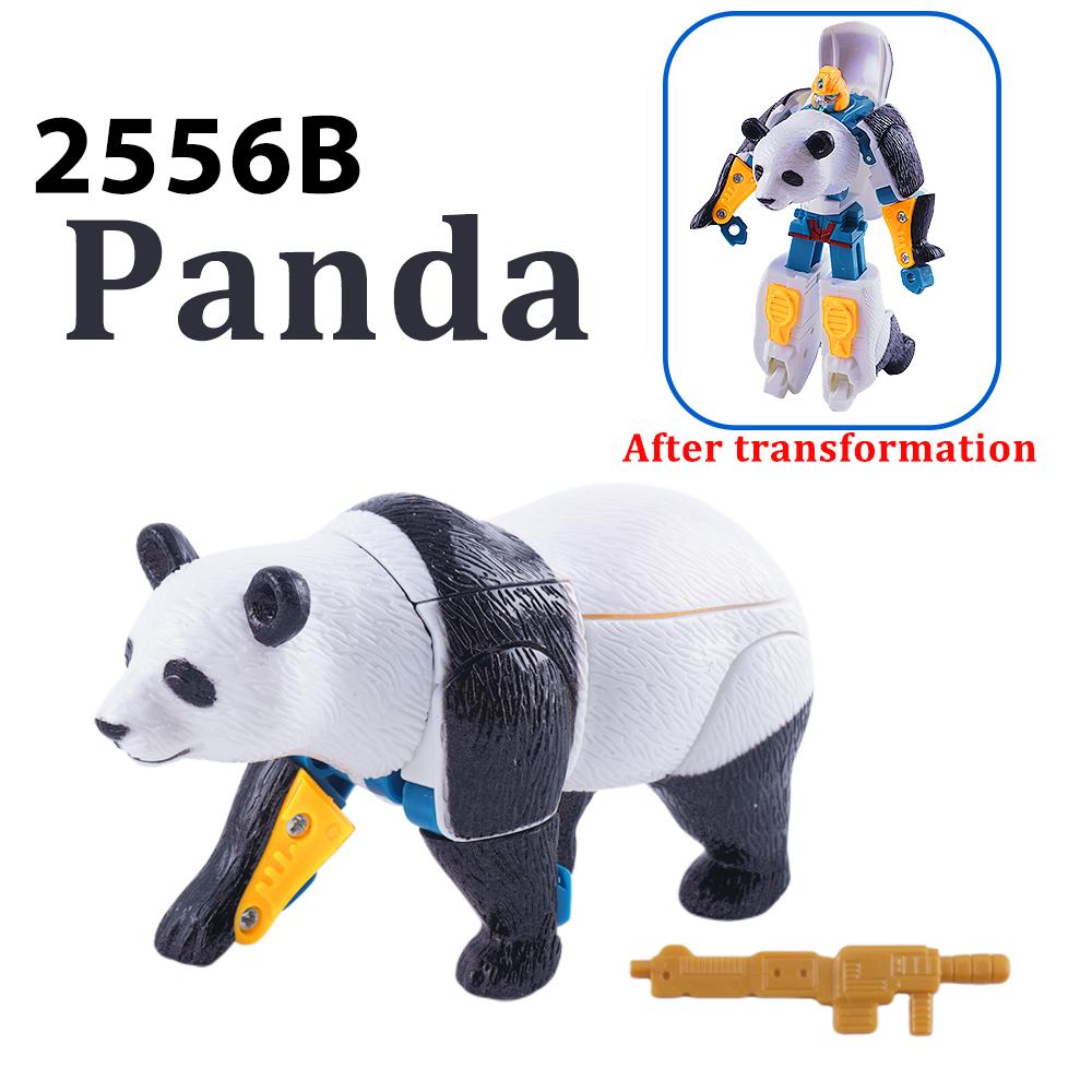 6 Styles Collectible Animal Deformation Robot Lion Eagle Panda Humanoid Hand Action Figure Kids Birthday Gift
