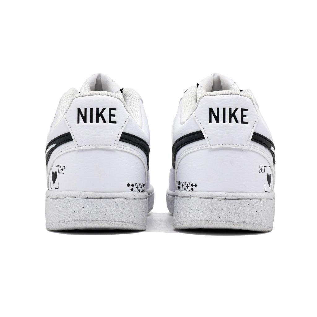 Nike Court Vision Low Skateboard Shoes Unisex Low Top White/Black DH2987-101(Team241-CSgo2.0)