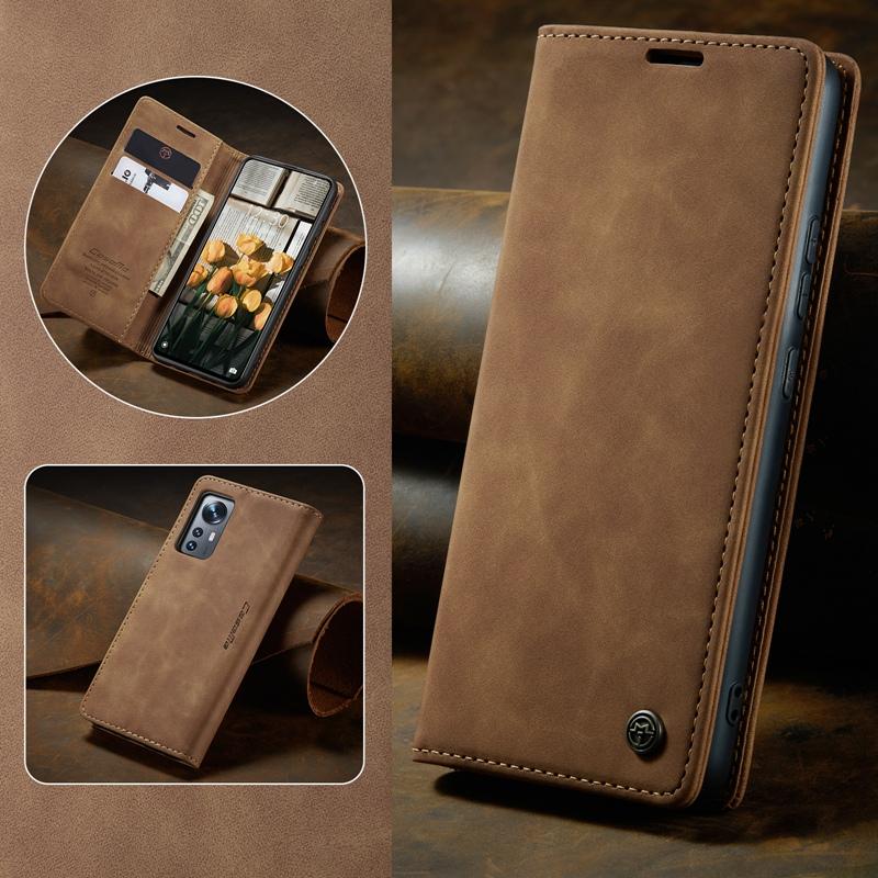 Превосходный матовый кожаный чехол-кошелек с отделениями для карт для Xiaomi 12 12 Pro, держатель-подставка, прочный магнитный чехол для книги для Redmi Note 11 11 Pro 10 9 8 Pro