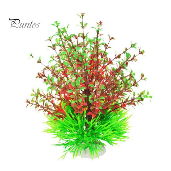 Искусственное водное растение Украшение аквариума с прочной основой Реалистичный дизайн Экологически чистые без запаха Моделирование растений Модельные украшения Аквариумный орнамент