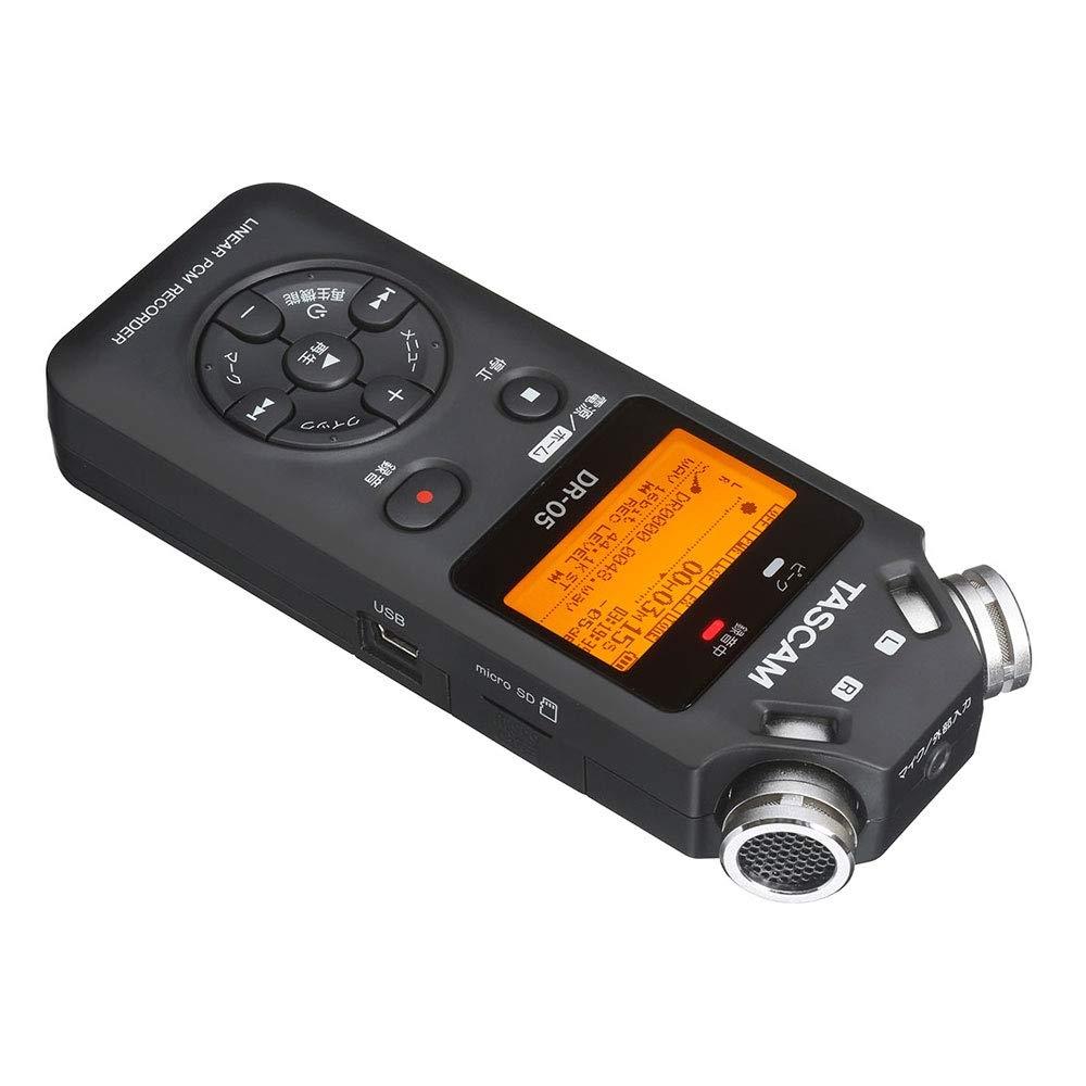 TASCAM DR-05 VER3 Линейный PCM рекордер Handy Recorder IC Youtube ASMR Музыка Wild Bird Railway Recording 24 бит 96 кГц Высокое разрешение