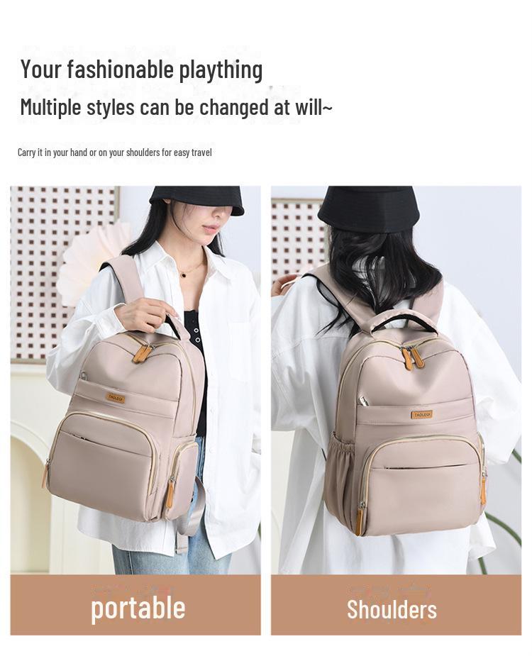 Трендовый рюкзак-компаньон большой вместимости для студентов колледжа - простой, легкий и повседневный для путешествий