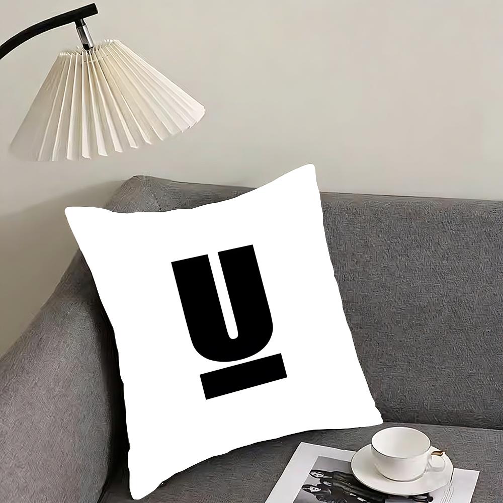 Бренд UUndercover Подушка-чехол Элегантный комфорт Наволочка Диван-кровать Двусторонняя печать Невидимая молния Декор для дома