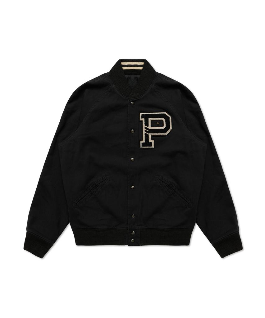 Polo Ralph Lauren [New York Boxing Club] Satin Varsity Reversible Jacket - Black
