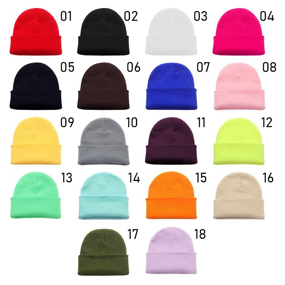 Ladies Casual Cap Woman/Men Female Beanie Caps Winter Autumn Hats Knitted Beanies Warmer Bonnet