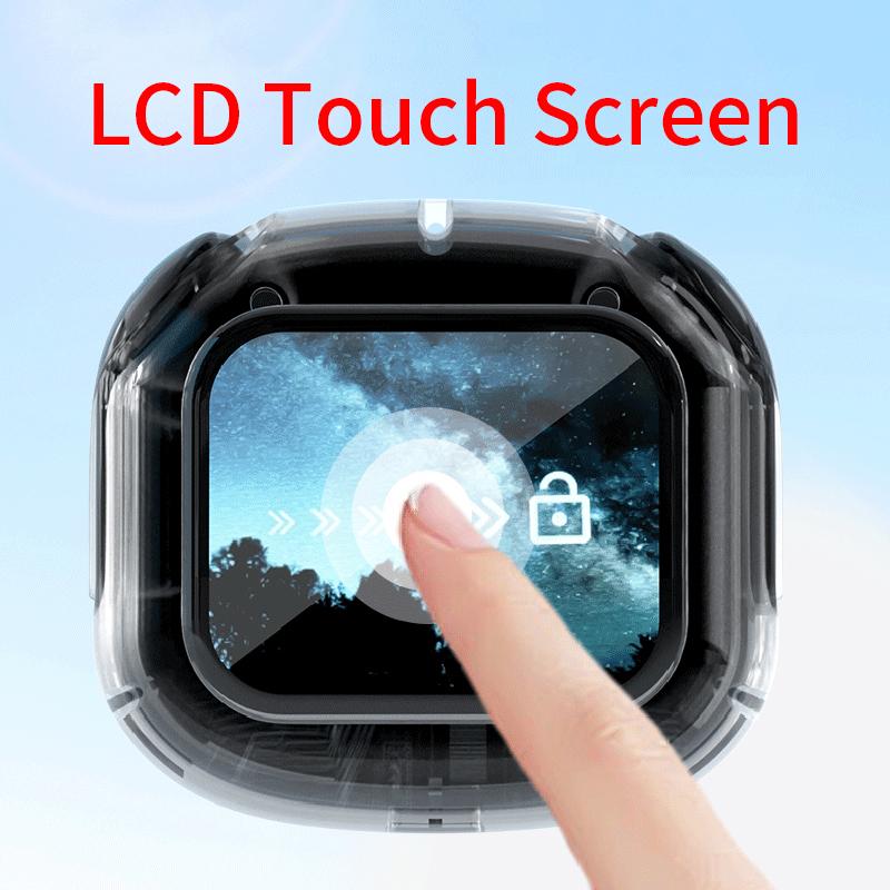 Pffee LCD сенсорный экран наушники TWS беспроводные Bluetooth 5.4 шумоподавление супер бас контроль TikTok