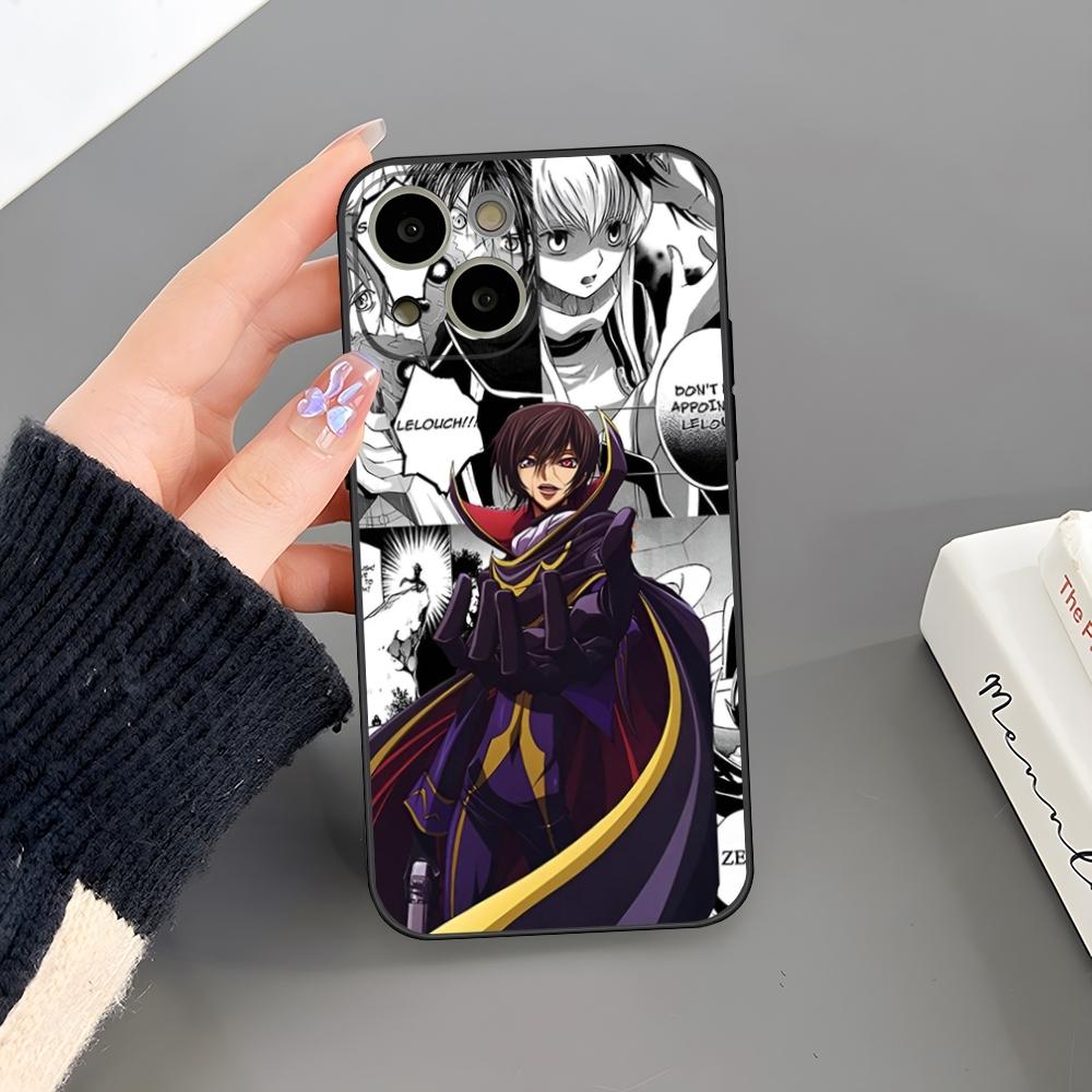 Чехол для телефона Code Geass Для iPhone 16 Plus 15 14 Pro Max 13 Mini 11 12 Xr X Xs 6 7 8 SE Plus Задняя крышка