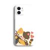 Милый чехол для телефона с парой кошек для iPhone 15 14 13 12 11 Pro Max Mini X XR 7 8 SE Plus SE20 Кавайный мультяшный животный пятнистый кошачий чехол