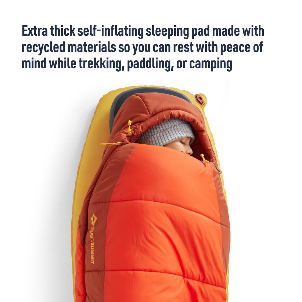 Sea to Summit Pursuit Plus SI Sleeping Tapered Regular x 22 x 3 Mat, - (72 inches)