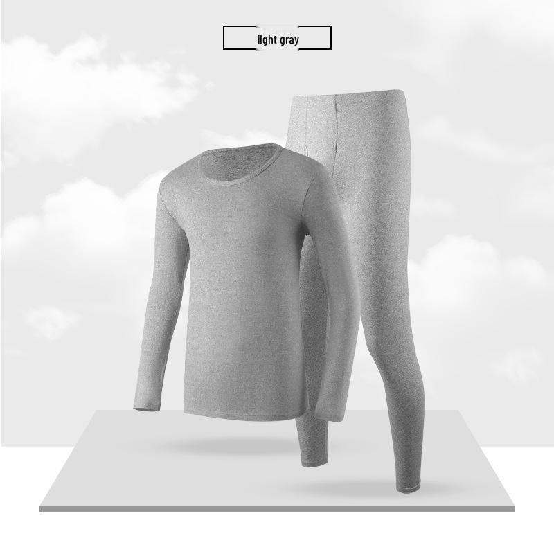 Комплект термобелья унисекс на осень и зиму - мужской и женский теплый тонкий отшлифованный костюм с технологией подогрева.