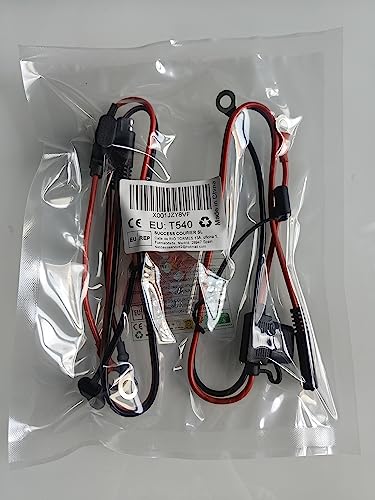 GTIWUNG 2pcs 2ft SAE Connection Cable SAEDC Adapter Cord 14AWGSAE Harness Extension Cable Battery Tander DIY Connector 10A Fuse Battery Charging