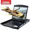 MAXCENT 8-портовый USB KVM-переключатель для монтажа в стойку с 17-дюймовым ЖК-дисплеем