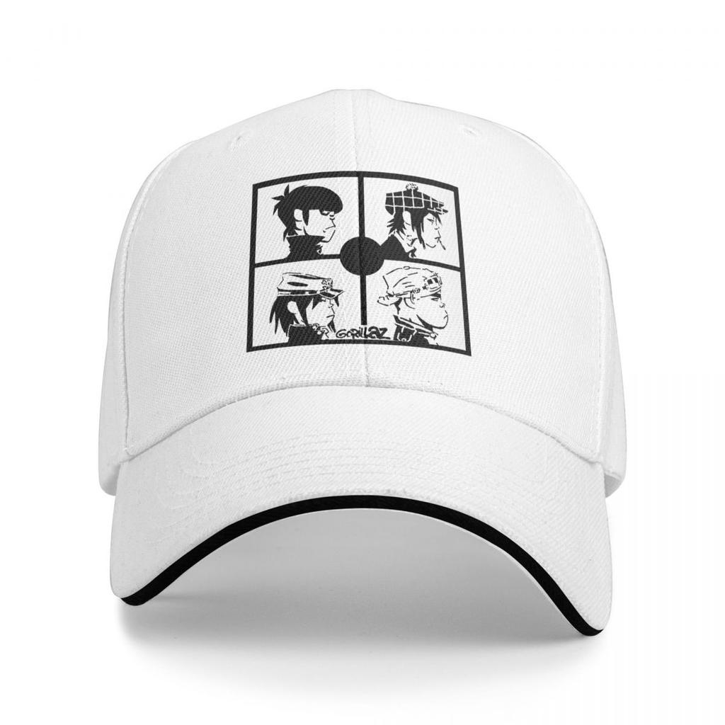 Gorillaz Панк-рок группа Бейсболки Snapback Кепки-бейсболки Дышащие Повседневные Кепки для улицы Унисекс