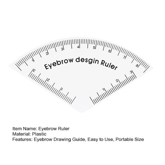 1/2/3/4/5Pcs Fast Drawing Eyebrow Design Ruler Microblading Mapping Shaping Template Tool Permanent Eyebrow Makeup Drawing Guide Ruler