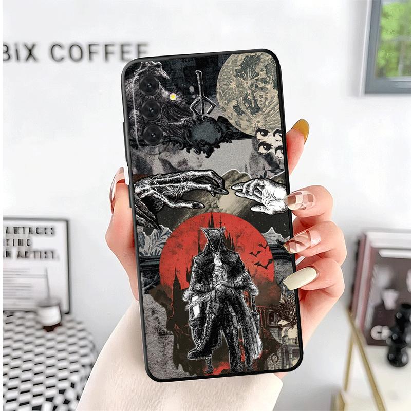 B-Bloodborne Game Soft Phone Case for Samsung A17 A37 A57 A16 A26 A36 A56 A15 A25 A35 A55 A14 A24 A34 A54 A13 A23 A33 A53 A52 A1