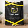 Volta Redonda FC Print Flannel Blanket High Quality Warm Comfortable Cover for All Seasons Perfect for Gifts Home Decor
