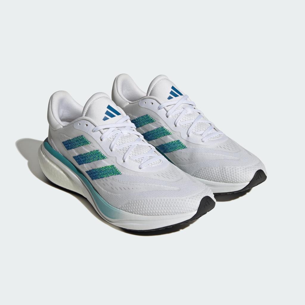 Adidas Supernova 3 Running Shoes, MDB52, Footwear White/Lucid Lemon/Arctic Fusion (HQ1806), Size 27.0 cm