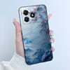 Милый Мультяшный Чехол Для ZTE Blade A36 Печатный Корпус Защитная Крышка Мягкий Силикон Черный Корпус