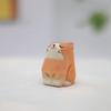 1PC Desktop Ornaments Cat Dog Ornaments Wooden Carving Crafts Animal Wood Carving Decorations