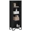 VidaXL Bookcase Black 50x31x137.5 Cm Engineered Wood, Shelf, Bookshelf, Storage Shelf, Cabinet of 848609