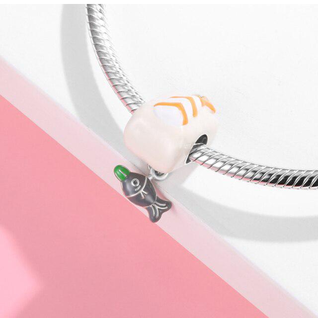 925 пробы стерлингового серебра серии зоопарк милый эмалированный жираф лев сделай сам подвески подходят кулон браслет для женщин изготовление ювелирных изделий