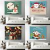Cross-border Hanging Cloth Foreign Trade Amazon Christmas Snowman Christmas Tree Printed Tapestry