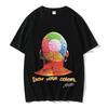 Футболка Hot Basketball Boys The Worm Dennis Rodman Graphic Tee Shirt Men's Hip Hop Fashion Punk Streetwear Male Summer Oversized T Shirt