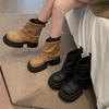 Fashion Ankle Boots for Women Biker Elegant With Medium Heels Booties Chelsea On Promotion Chic Y2k Boot Comfortable Woman Short Shoes