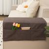 Sofa Handrail Cover Cloth Widened Imitation Linen Dust Towel Cover Pad Universal For Summer Non -Slip Towel