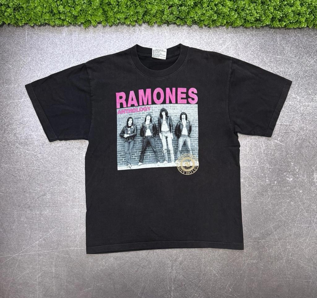 ВИНТАЖНАЯ РЕДКАЯ ФУТБОЛКА RAMONES HEY HO Lets GO TOUR 90-х Рок