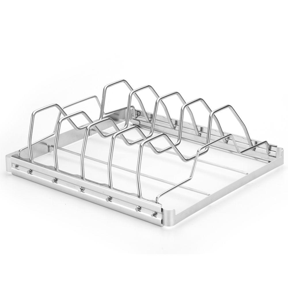 Corrosion-resistant Barbecue Roasting Rack Foldable Grill Rack Stainless Steel Rib Rack Steak