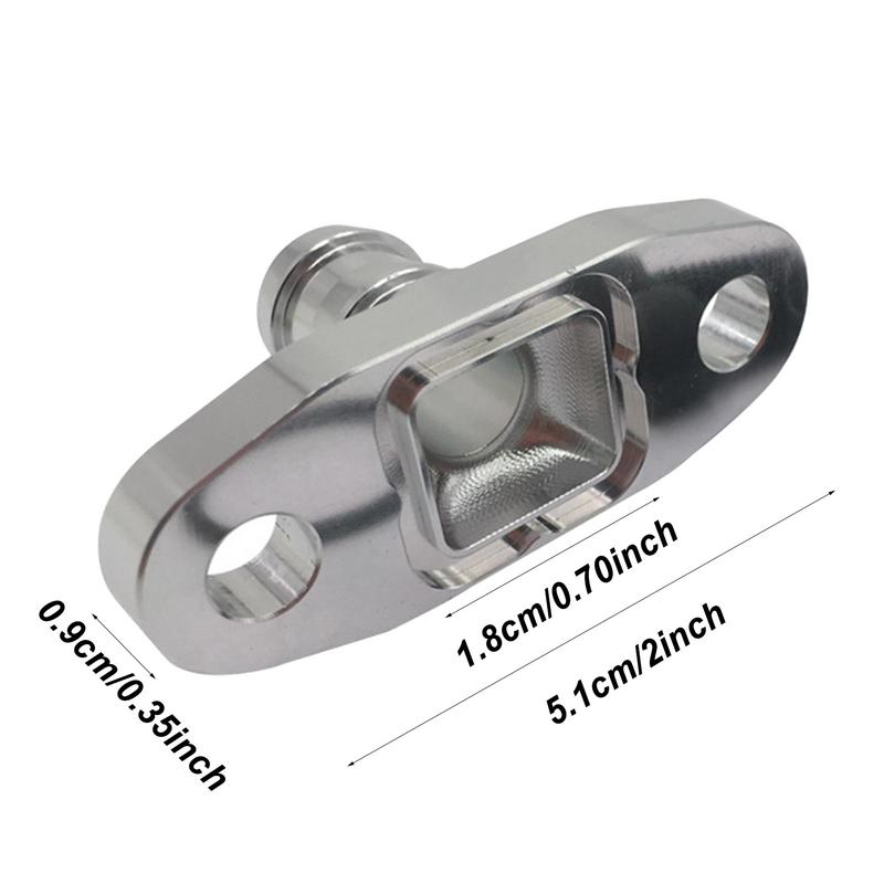 Фланец подачи масла турбонаддува, выпускной фланец, комплект для слива масла, прокладка из алюминиевого сплава, комплект адаптеров, сменные автозапчасти, слив масла турбины