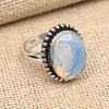Milky Opal Gemstone Handmade 925 Solid Sterling Silver Jewelry Ring Gift For Women