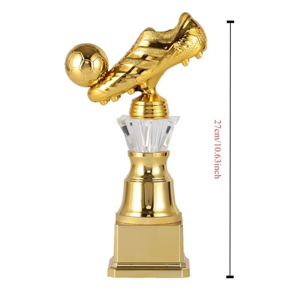 Football Match Golden Boot Award Trophy Plastics Soccer Trophies Football Shoe Award  Home Decor