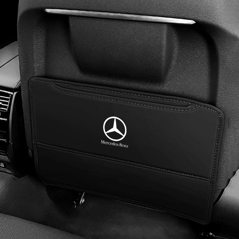 EJK4  New 2025 For Mercedes Benz B/C/E/S Class A Class C200L GLC Car Seat Anti-kick Pad Car Rear Safety Seat Anti-wear Seat Back Prote
