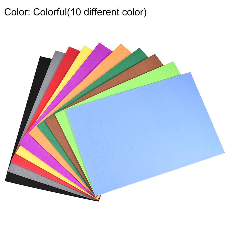 10 шт. 8x12 дюймов Толщина 1,8 мм Бумага из ЭВА-пены Цветные листы ЭВА-пены для губки, DIY-поделок, Многоцветные цветочные украшения, Вечеринка