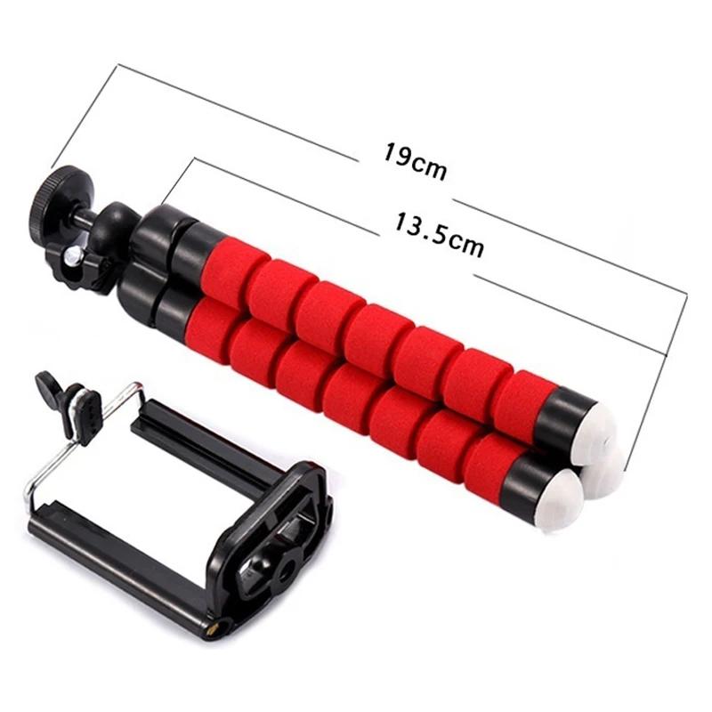 Держатель штатива для телефона, зажим, подставка, гибкая губка, мини-штатив «Осьминог» для IPhone, мини-камера для Huawei Xiaomi Samsung, дропшиппинг