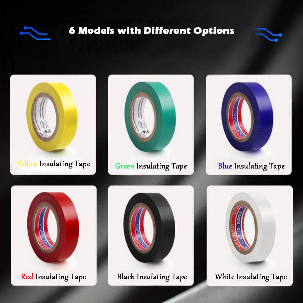 10 Meters Strong Electrical Tape Color Wear-resistant Lead-free Electrical Insulation Electrical Tape PVC Fame RetardantPinstriping Tape 3
