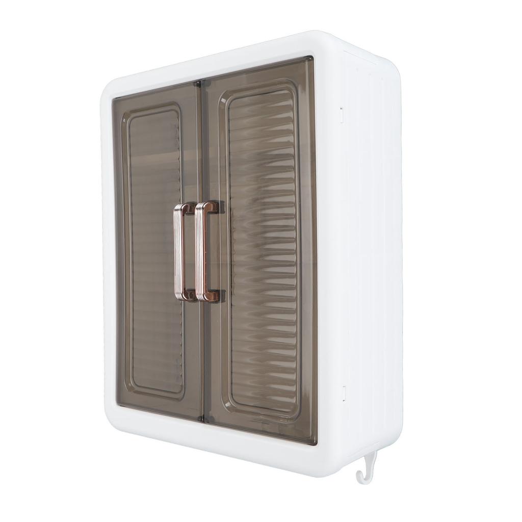 Bathroom Cabinet Wall Mounted Multifunctional Makeup Perfume Cosmetic Organizer Display Cabinet