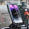 1PC Rearview Mirror For Motorcycle Shockproof Universal Waterproof Adjustable Phone Holder 360° Swivel For Handlebar